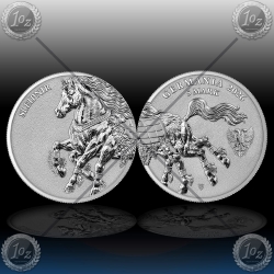 2 x 1oz GERMANIA 5 Mark 2026 (Germania Beasts: Sleipnir) BU
